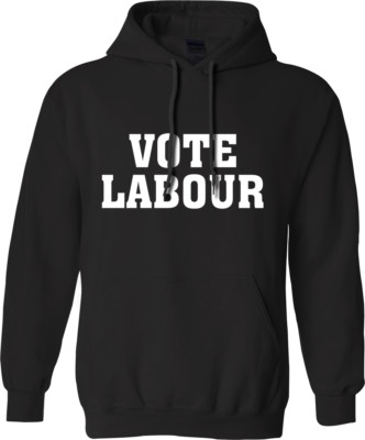 Vote Labour Hoodie UK Politiker General Party Election Vote Public
