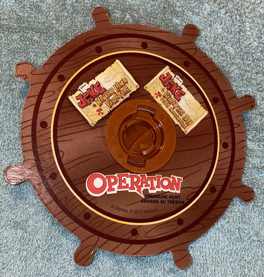 Jake & The Neverland Pirates Operation jogo de caça ao tesouro giratório de substituição - Imagem 2 de 3