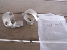 Millett 1" Highs Extension Silver Turn-in Type  Rings  ~Nice~