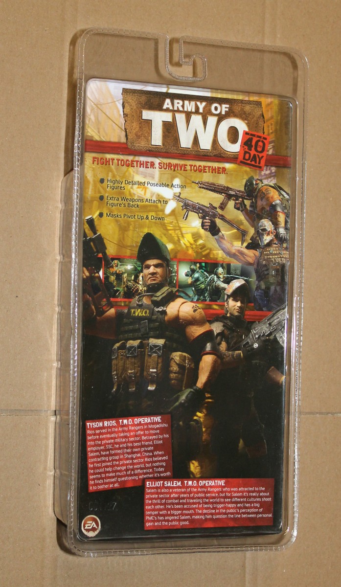 NECA ARMY OF TWO 40TH DAY RIOS PLAYER SELECT ACTION FIGURE | eBay