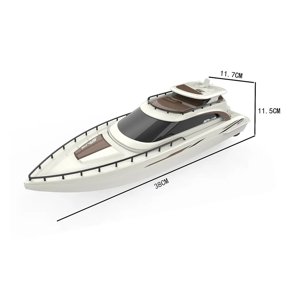 Mini RC Sailboat 15km/h Electric Remote Control Cruise Ship Toy eBay