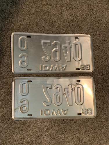 1968 iowa license plates. County 90 # 2940 - Picture 2 of 2