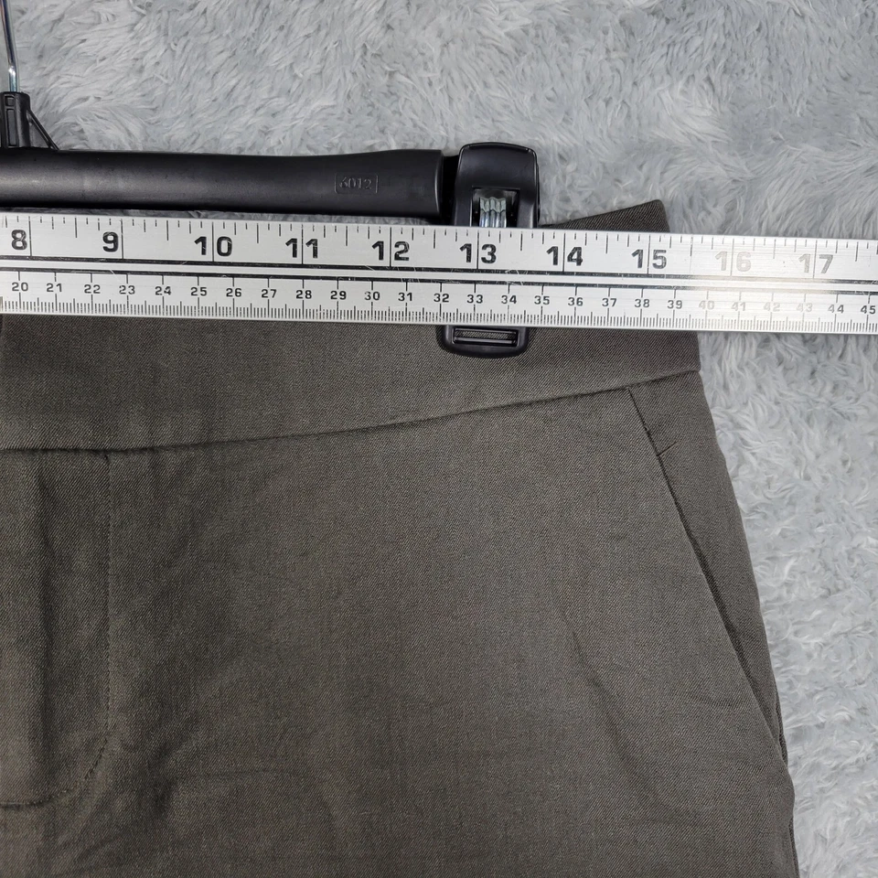 Maison Jules Shorts Womens 6 Brown Gray Pockets Stretch 30x4.5 - Image 4 of 4