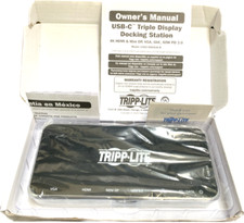Tripp Lite Triple Display 4K USB C Docking Station Hub U442DOCK-16B