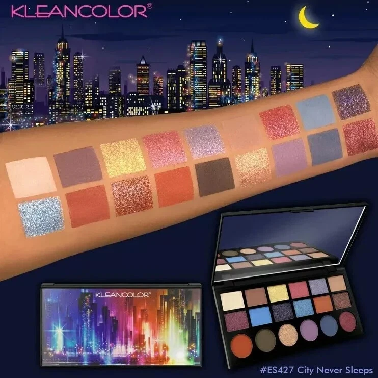 City Never Sleeps Kleancolor Eyeshadow Makeup Palette - Image 2 of 2