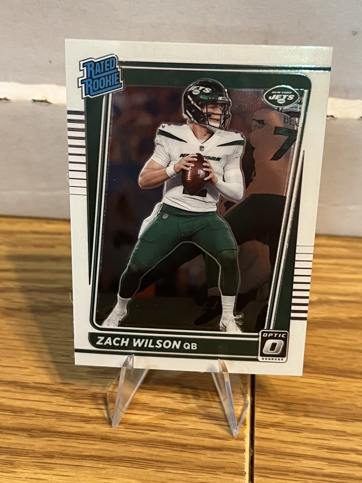 2021 Donruss Optic Zach Wilson Rookie New York Jets #202