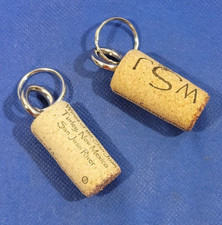 Floating Keychain Boat keys Swimming Pool Vintage Wine Cork Keyring lot Of 2