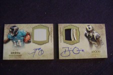 J Blackmon/B Quick 2012 Topps Five Star Rc Auto Booklet Dual Patch 06/15 Mint