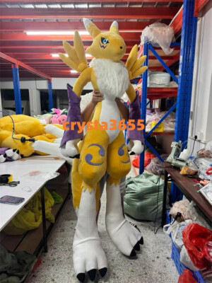 Digital Monster Digimon Renamon Plush Doll Giant Stuffed Toy Pillow 80CM/1.7M