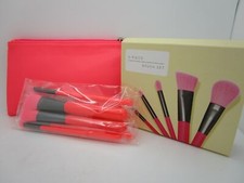 6-Piece Brush Set in Neon Pink