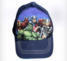 Avengers Youth SnapBack Baseball Cap Hat Marvel OSFM Excellent Condition HTF
