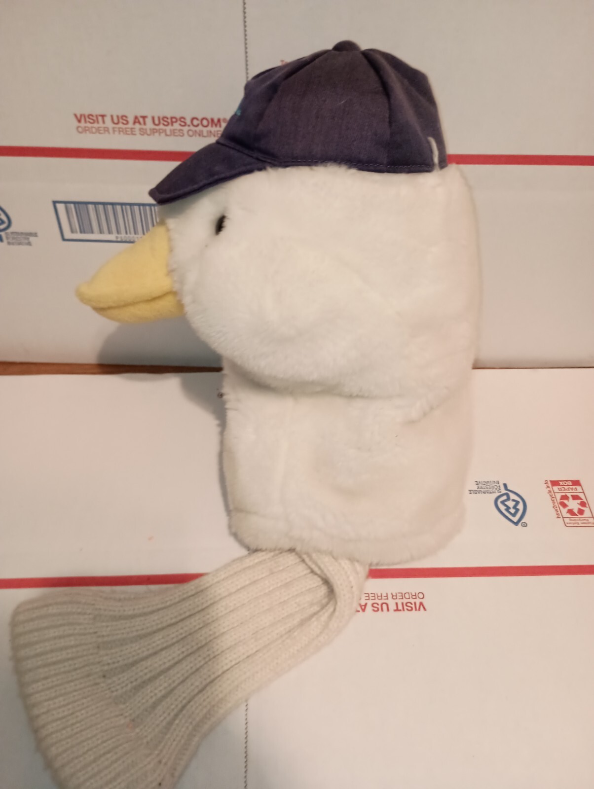 Aflac Plush Duck Head Golf Club Driver Headcover.