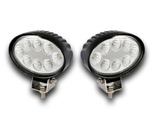 2x 12/24V ovale LED 24W luce di lavoro carrello elevatore trattore escavatore...