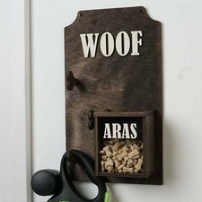 Dog Leash Holder - wood dog leash hanger