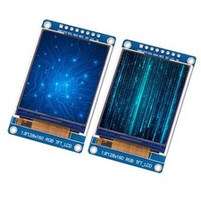 2pcs 1.8 Inch LCD Display Module 128x 160 Resolution Onboard TFT SPI Serial S...