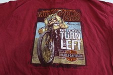 2015 Harley Davidson x Looney Tunes Taz Sacramento CA T-Shirt Red XL