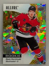 2023-24 Upper deck Allure Kevin Korchinski Rookie Yellow Taxi 🚖 #121