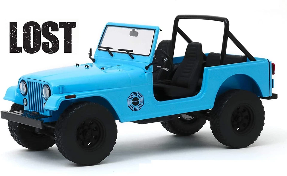 LOST Serie TV Modello 1977 JEEP CJ-7 Dharma 1:18 DieCast Artisan Collection - Immagine 2 di 4