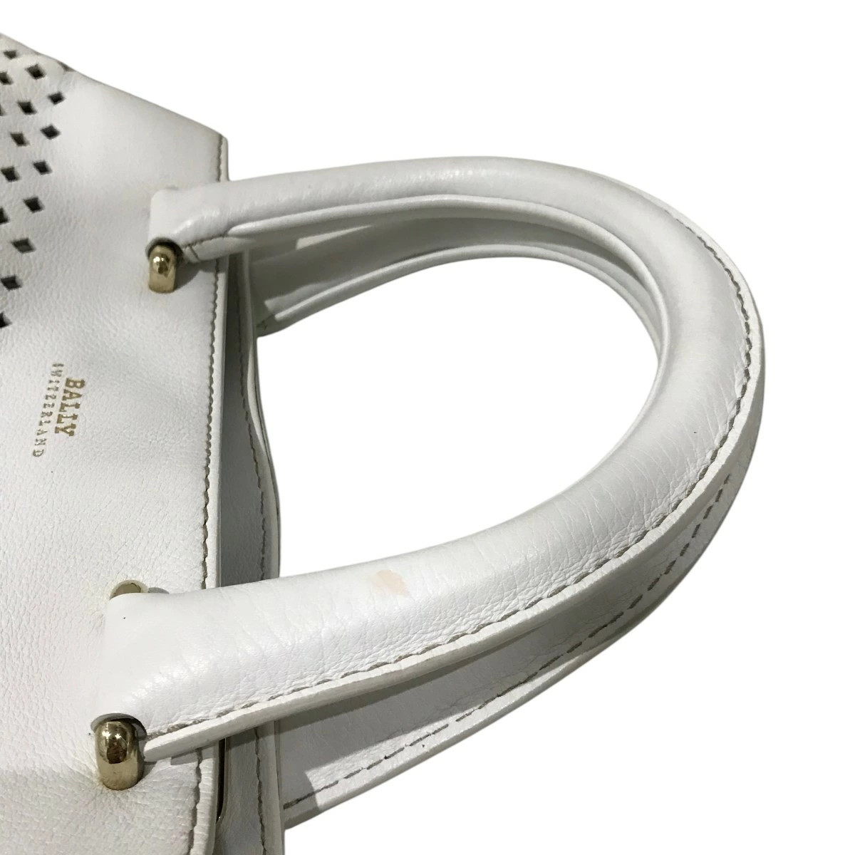 BALLY Leather Handbag White — image 6