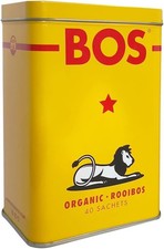 BOS Organic Rooibos Caffeine Free Tea Sachets Tin, Compact & Convenient, 100 g, 0.10 per strip