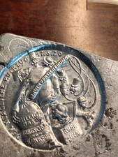 Preciosa Prueba de medalla historica de Karl Goetz 1920 Alemania Weimar