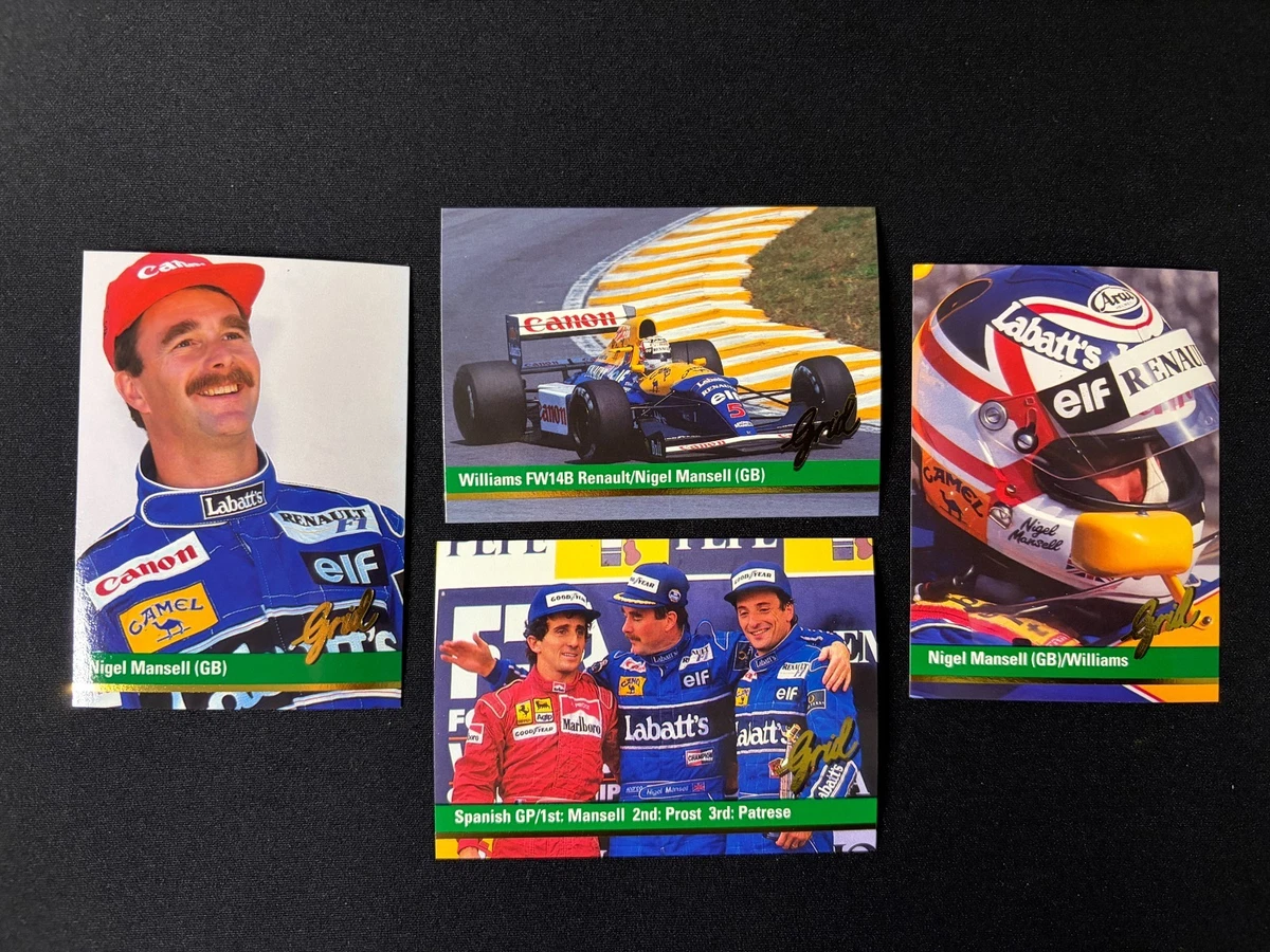 25+ Formula 1 Auto Racing 1992 Season Sports Trading Cards