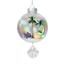 Crystalize Home Ornament w/Crystal Shark  Turtle Bauble
