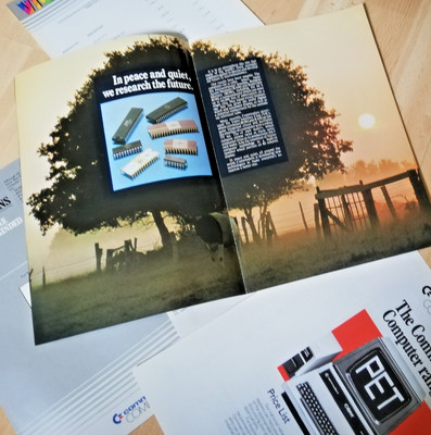 Commodore International, VIC20, PET Verkaufs-/Werbedokumente, Preislisten 70er Jahre.