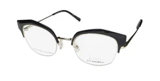 NEW KOALI 20070K EYEWEAR BLACK METAL & PLASTIC 48-21-140 WOMENS FRANCE HALF-RIM