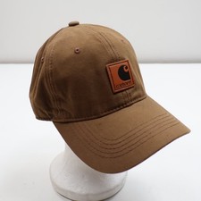 Carhartt Hat Baseball Cap Men's Adjustable Brown Logo Patch Workwear