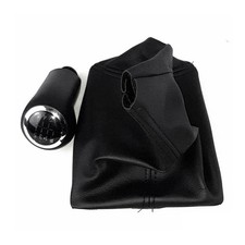 Schaltknauf Schaltknopf für Opel Astra H 2004-2010 6 Gang Kunstleder Schwarz