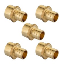 Pex Female NPT Thread Adapter 3/4" X 1/2" Lead Free Brass - Compatible