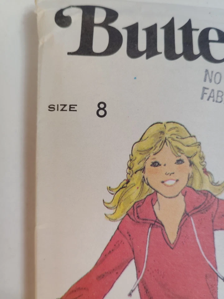 Butterick 5909 Sweatsuit T Shirt Pants Shorts Hoodies Sewing Pattern Boys 8 Cut - Image 2 of 4