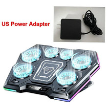 D13 Semiconductor Game Laptop Cooling Pad 8 Angles Adjustable Foldable LED Scree