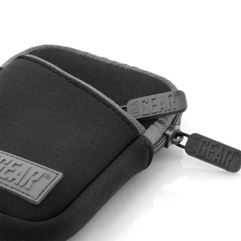 Neoprene Handheld Camcorder Case with Wrist Strap , Accessory Pocket & Belt Loop - Image 2 of 4