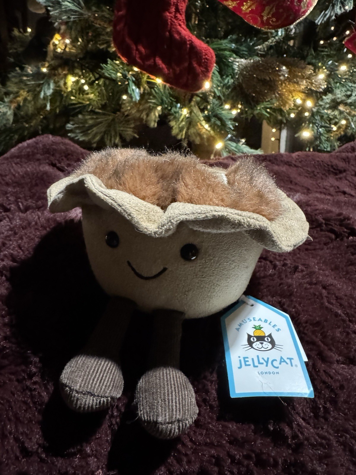 Jellycat Amuseable Mince Pie création peluche haut de gamme aux finitions soignées