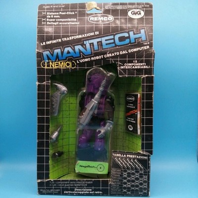 1983 Remco Mantech Robot Warriors Negatech Actionfigur