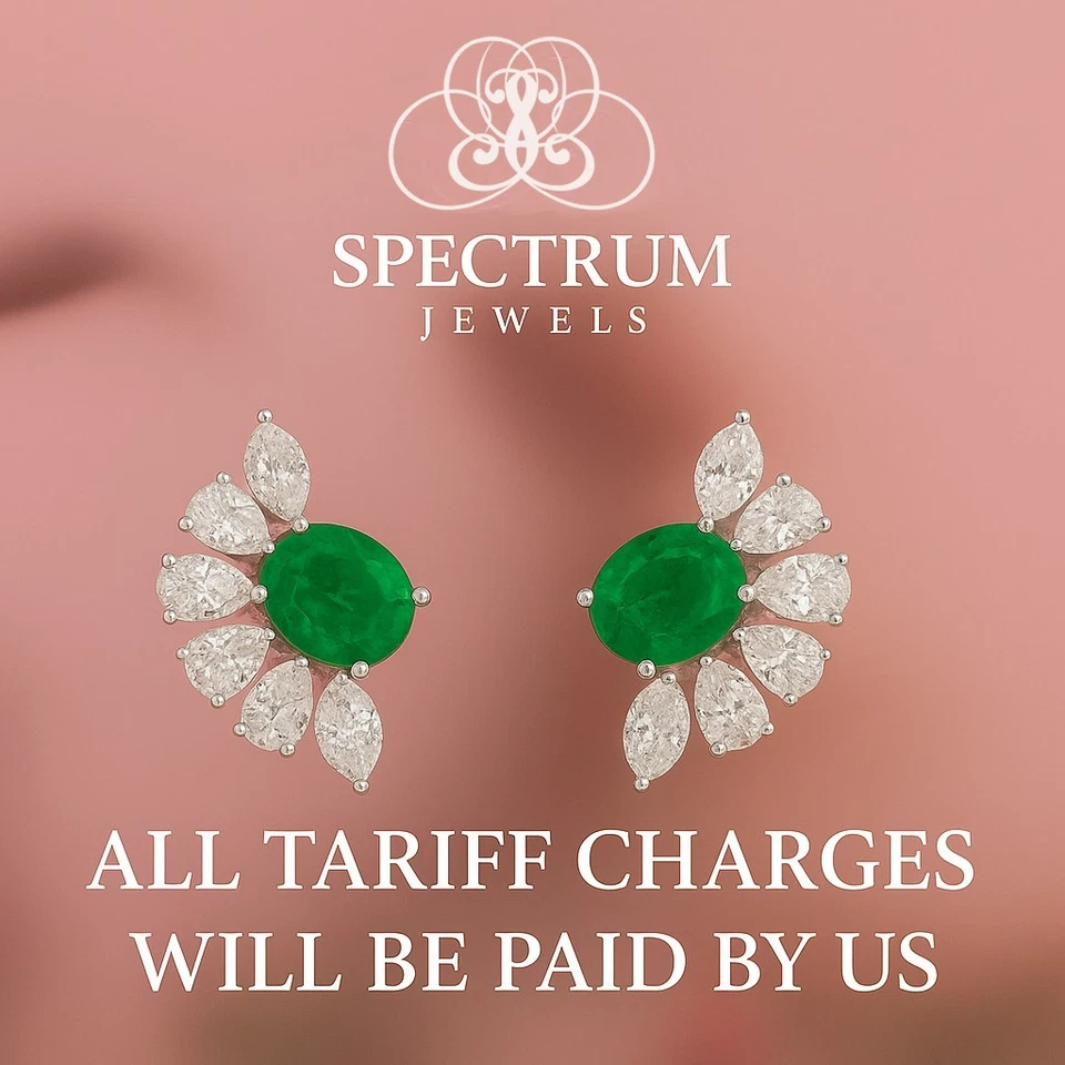 Collar Gargantilla 61.64 Tcw Zambia Esmeralda SI/H Pera Diamante Oro 14k Dos Tonos Foto 4 de 4