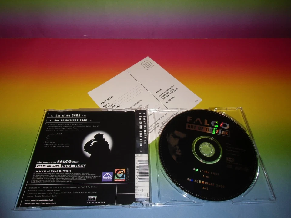 Falco - Out Of The Dark - Enhanced *1998* AUSTROPOP*NDW* MAXI CD-MINT-NEUWERTIG - Bild 3 von 4