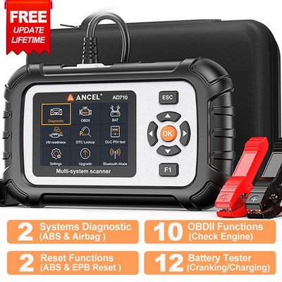 AD710 OBD2 Scanner Engine Code Reader Diagnostic Tool ABS Bleeding EPB Reset