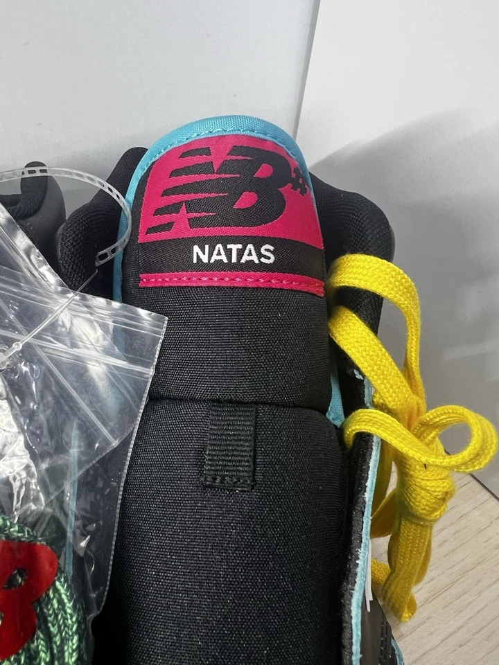 New Balance Natas Kaupas x Numeric 480 High Black Lime Green Men’s Size 9 NWT - Image 2 of 4