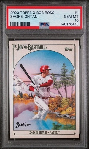 2023 Topps x Bob Ross Joy of Baseball #1 Shohei Ohtani PSA 10 💎