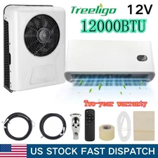 12V Air Conditioner Electric Semi Truck RV AC Unit Evaporator No Noise 12000 BTU