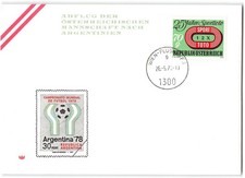 Austria #1007 1978 Argentina Football