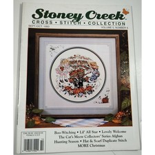 Stoney Creek Cross Stitch Magazine Sep/Oct 1993 Cats, Ornaments & More