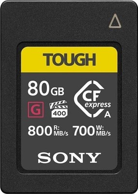 Sony TOUGH 80GB CFexpress Type A 800MB/s Lesen 700MB/s Scheiben VPG400
