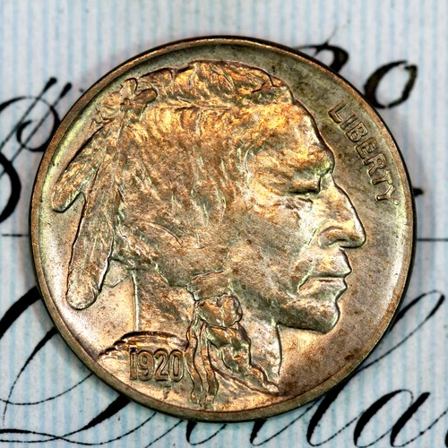 * 1920-P * SUPERB+ GEM BU MS BUFFALO NICKEL * FROM ORIGINAL COLLECTION