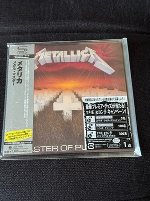 METALLICA MASTER OF PUPPETS JAPAN MINI LP SHM-CD UICY-94664 NEU