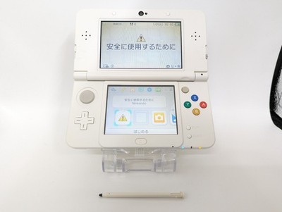 B5387 Nintendo new 3DS console Mario Maker Plate No 67 White Japan