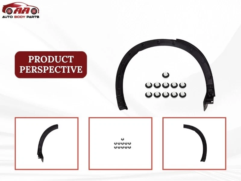 Driver Side Fits 2017-2021 Mazda CX-5 Left Rear Wheel Arch Flare Molding Trim - Image 2 of 4